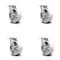 Service Caster 6 Inch Semi Steel Swivel Caster Set with Roller Bearing and Swivel Lock SCC SCC-30CS620-SSR-BSL-4 - alternate 3